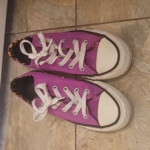Womens purple converse